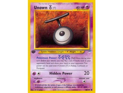 88/105 Unown [T] (Neo Destiny)