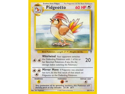 34/110 Pidgeotto (Legendary Collection)