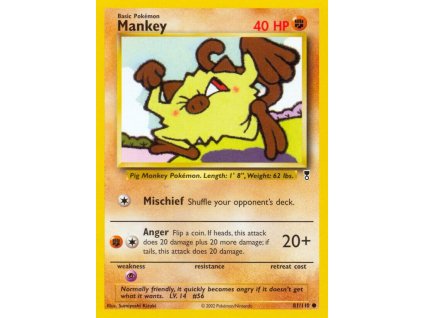81/110 Mankey (Legendary Collection)