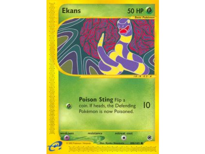 108/165 Ekans (Expedition Base Set)