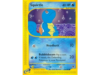 132/165 Squirtle (Expedition Base Set)