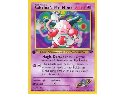59/132 Sabrina's Mr. Mime (Gym Challenge)