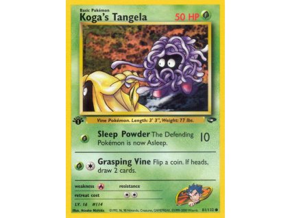 81/132 Koga's Tangela (Gym Challenge)
