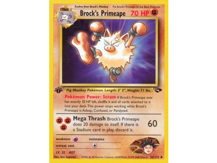 35/132 Brock's Primeape (Gym Challenge)