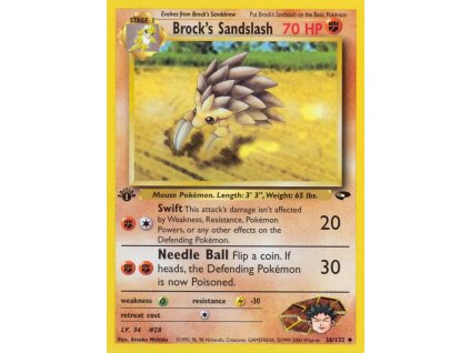 36/132 Brock's Sandslash (Gym Challenge)