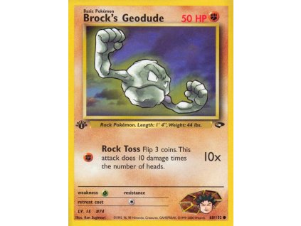 68/132 Brock's Geodude (Gym Challenge)