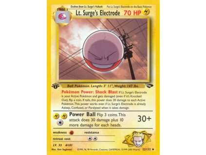 52/132 Lt. Surge's Electrode (Gym Challenge)
