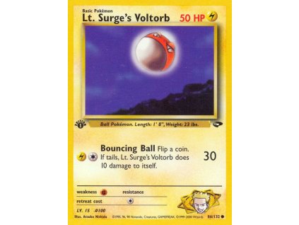86/132 Lt. Surge's Voltorb (Gym Challenge)
