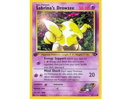 95/132 Sabrina's Drowzee (Gym Challenge)