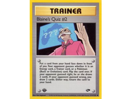 111/132 Blaine's Quiz #2 (Gym Challenge)