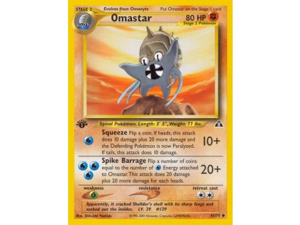 43/75 Omastar (Neo Discovery)