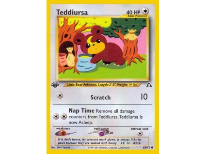 65/75 Teddiursa (Neo Discovery)