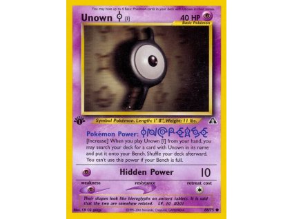 68/75 Unown [I] (Neo Discovery)