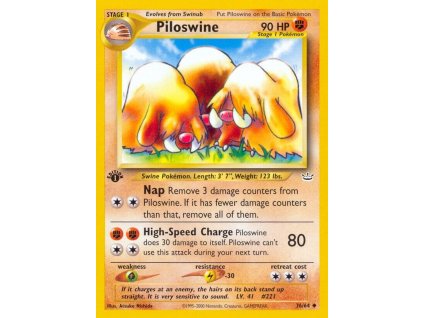 36/64 Piloswine (Neo Revelation)
