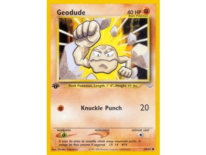 44/64 Geodude (Neo Revelation)