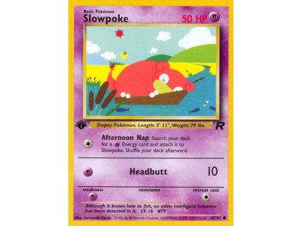 67/82 Slowpoke (Team Rocket)