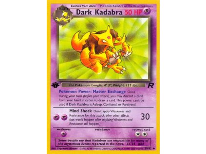 39/82 Dark Kadabra (Team Rocket)