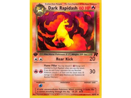 44/82 Dark Rapidash (Team Rocket)