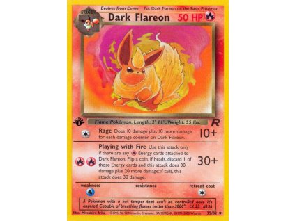 35/82 Dark Flareon (Team Rocket)