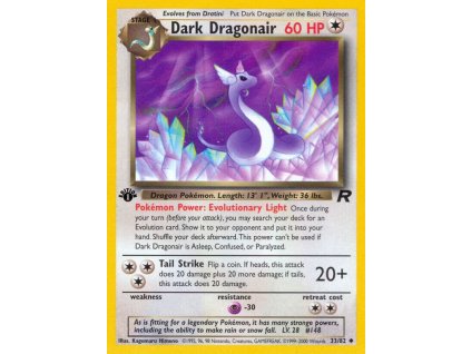 33/82 Dark Dragonair (Team Rocket)