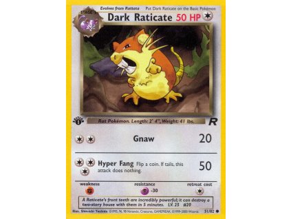 51/82 Dark Raticate (Team Rocket)