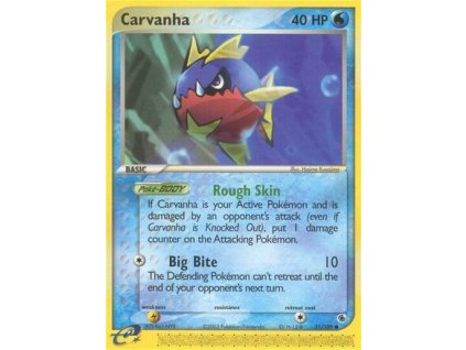 51/109 Carvanha (EX Ruby & Sapphire)