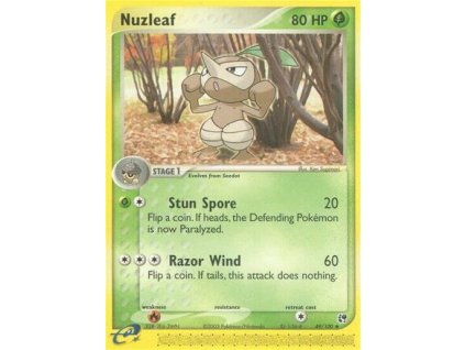 49/100 Nuzleaf (EX Sandstorm)