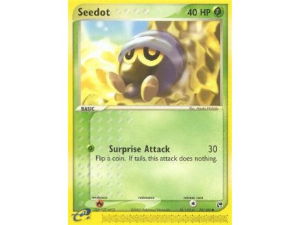 76/100 Seedot (EX Sandstorm)