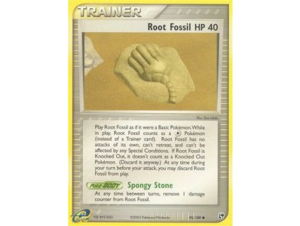 92/100 Root Fossil (EX Sandstorm)
