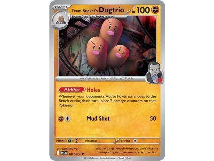 101/217 Team Rocket's Dugtrio (Ascended Heroes)
