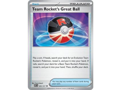 205/217 Team Rocket's Great Ball (Ascended Heroes)