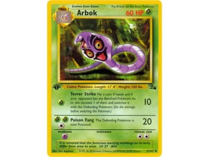 31/62 Arbok (Fossil)