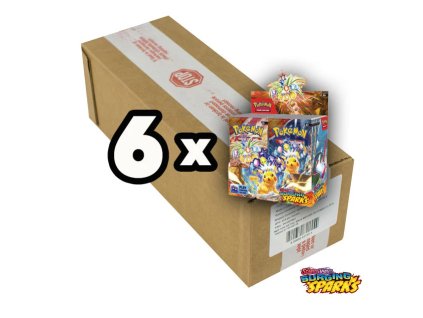 Pokémon TCG: Surging Sparks - 6x Booster Box Sealed Case