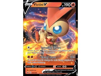 025/202 Victini V (Sword & Shield Base) (varianta holo)