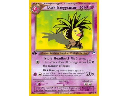 33/105 Dark Exeggutor (Neo Destiny)