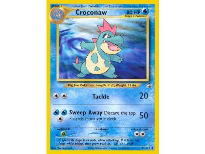 32/111 Croconaw (Neo Genesis)