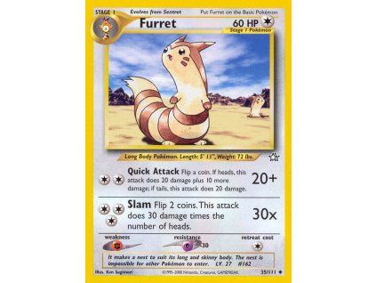 35/111 Furret (Neo Genesis)