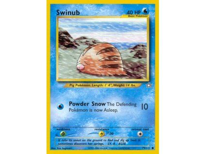 79/111 Swinub (Neo Genesis)