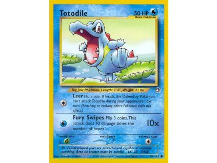 81/111 Totodile (Neo Genesis)