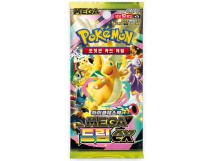 POKEMON MEGA DREAM EX BOOSTER PACK P10 B10KOREAN M2A MEGA EVOLUTION 8800286278689