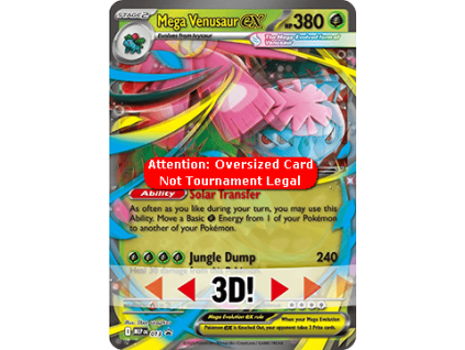 MEP013 Mega Venusaur ex - JUMBO karta