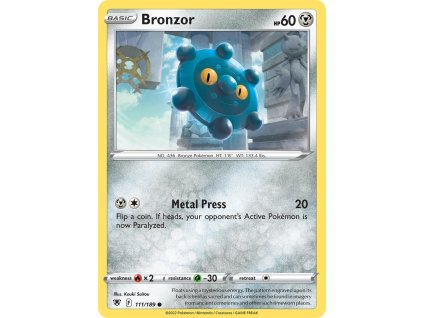 111/189 Bronzor (Astral Radiance) (varianta reverse holo)