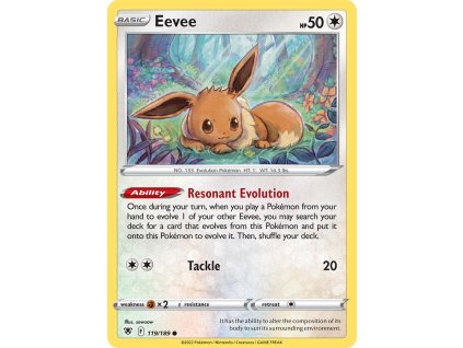 119/189 Eevee (Astral Radiance) (varianta reverse holo)