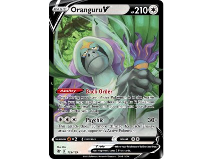 133/189 Oranguru V (Astral Radiance) (varianta holo)