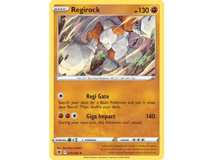 075/189 Regirock (Astral Radiance) (varianta reverse holo)