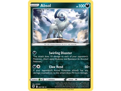 097/189 Absol (Astral Radiance) (varianta reverse holo)