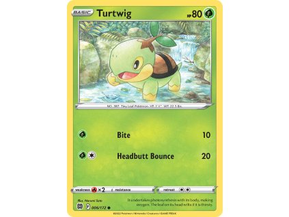 006/172 Turtwig (Brilliant Stars) (varianta Non-holo)