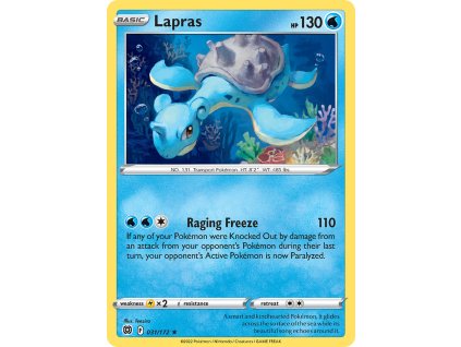 031/172 Lapras (Brilliant Stars) (varianta Non-holo)