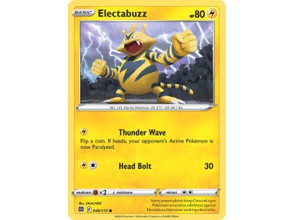 046/172 Electabuzz (Brilliant Stars) (varianta Non-holo)