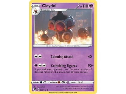 059/172 Claydol (Brilliant Stars) (varianta Non-holo)